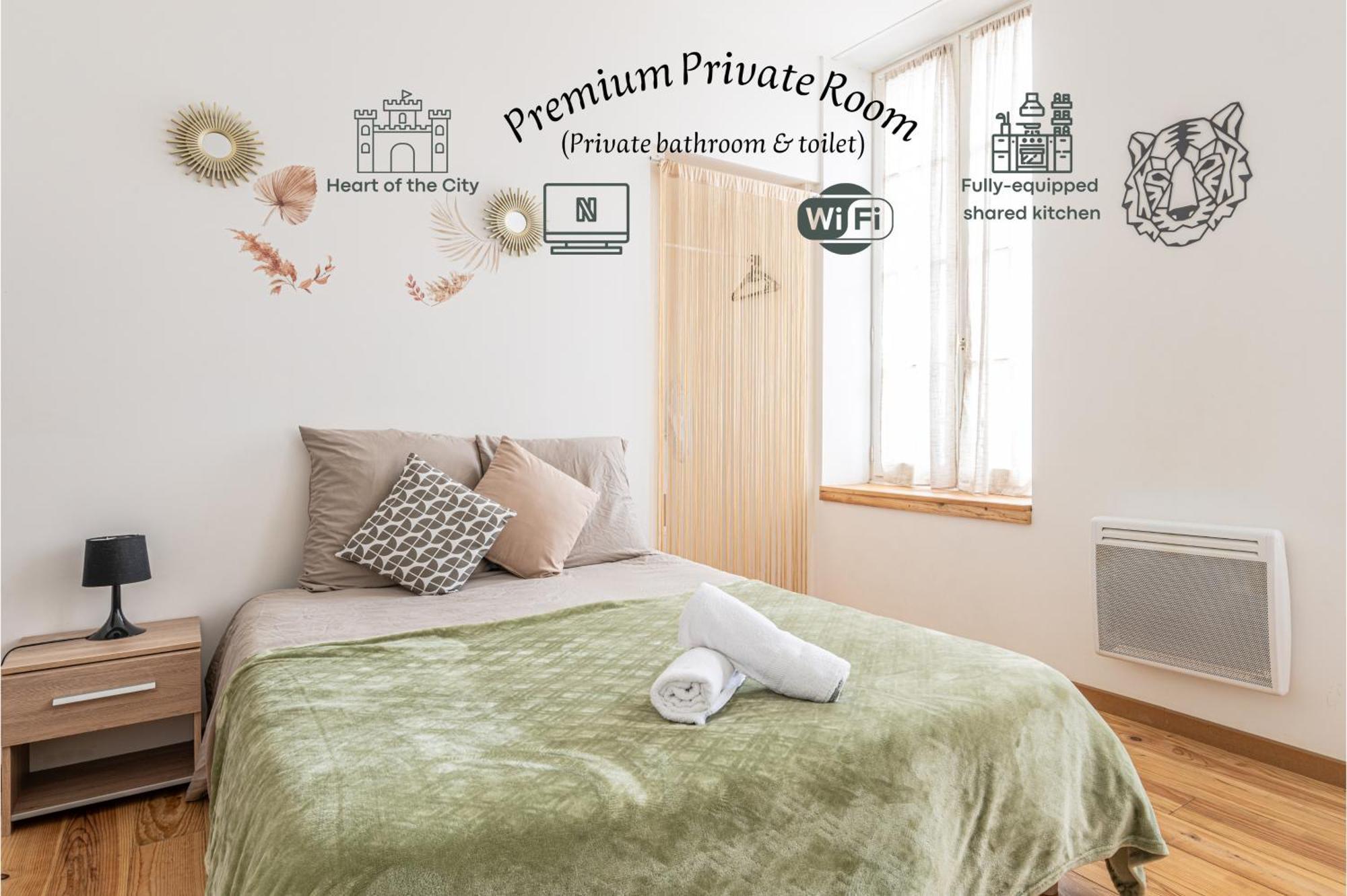 Chambre Privee Premium "La Belle Etoile" Apartment Pau Luaran gambar